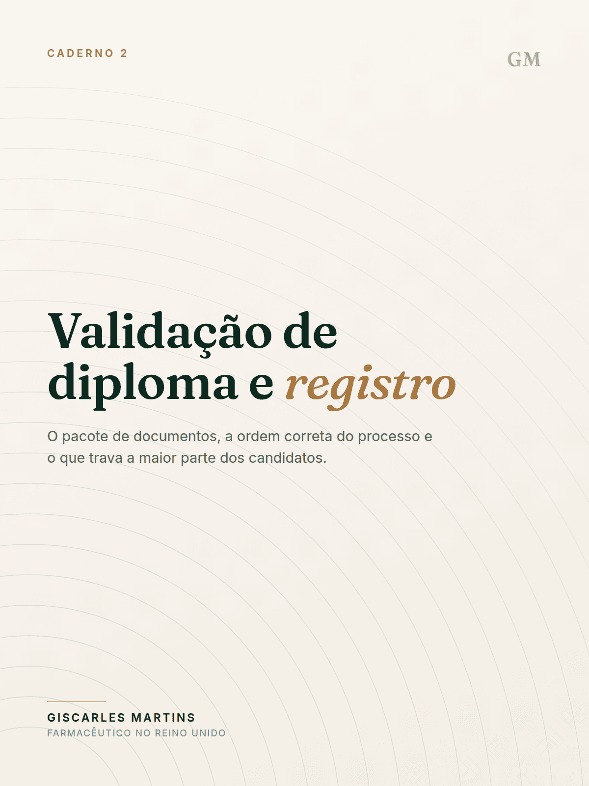 Validação de diploma e registro — Caderno 2