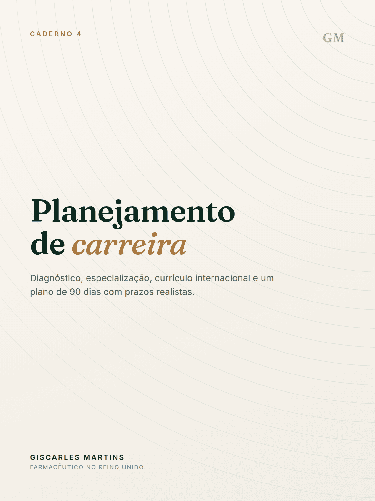 Planejamento de carreira — Caderno 4